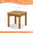 Buell Square Teak Outdoor Side Table , 19'' in. W 19'' in. D
