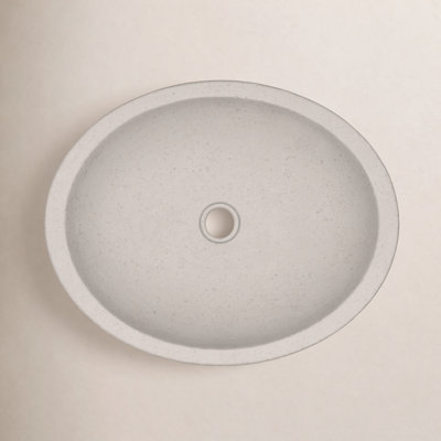 NativeStone Tolosa Oval Concrete Sink