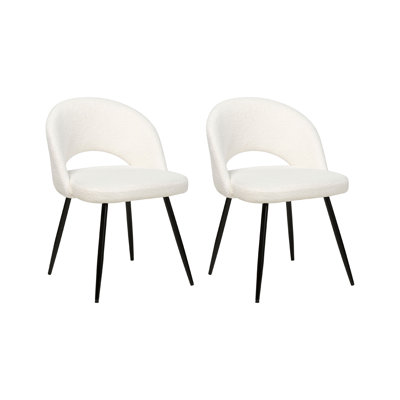 Millau 46cm H Upholstered Metal Spindle Side Chair