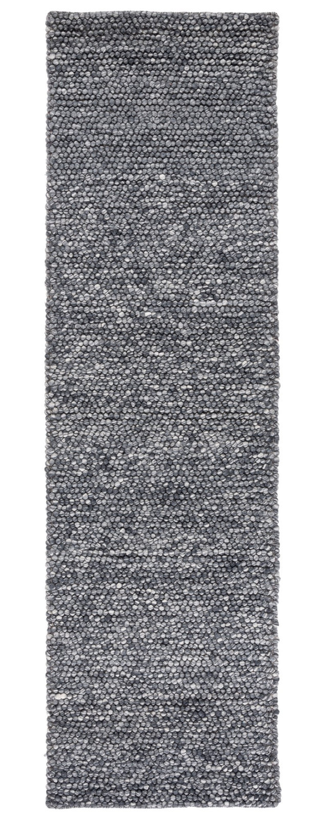 Elle Dark Gray Hand-Woven Rug, Runner 2'3" x 8'