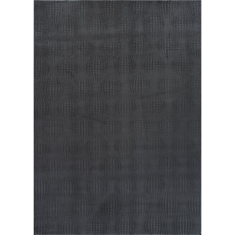 Non-Slip Area Rug, Rectangle 4' x 6', Dark Gray