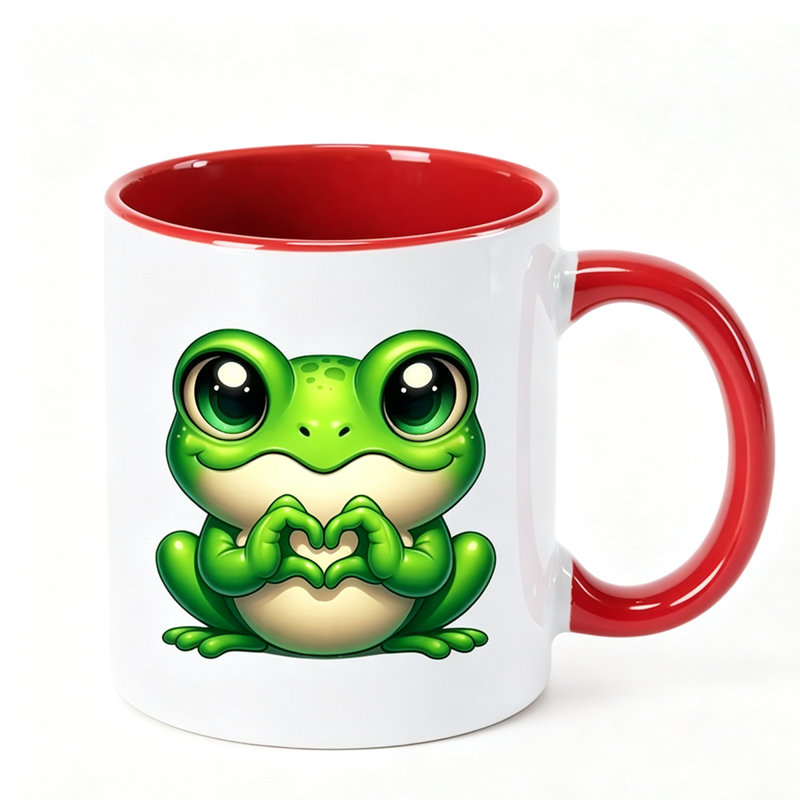 Ceramic Coffee Mug, Red