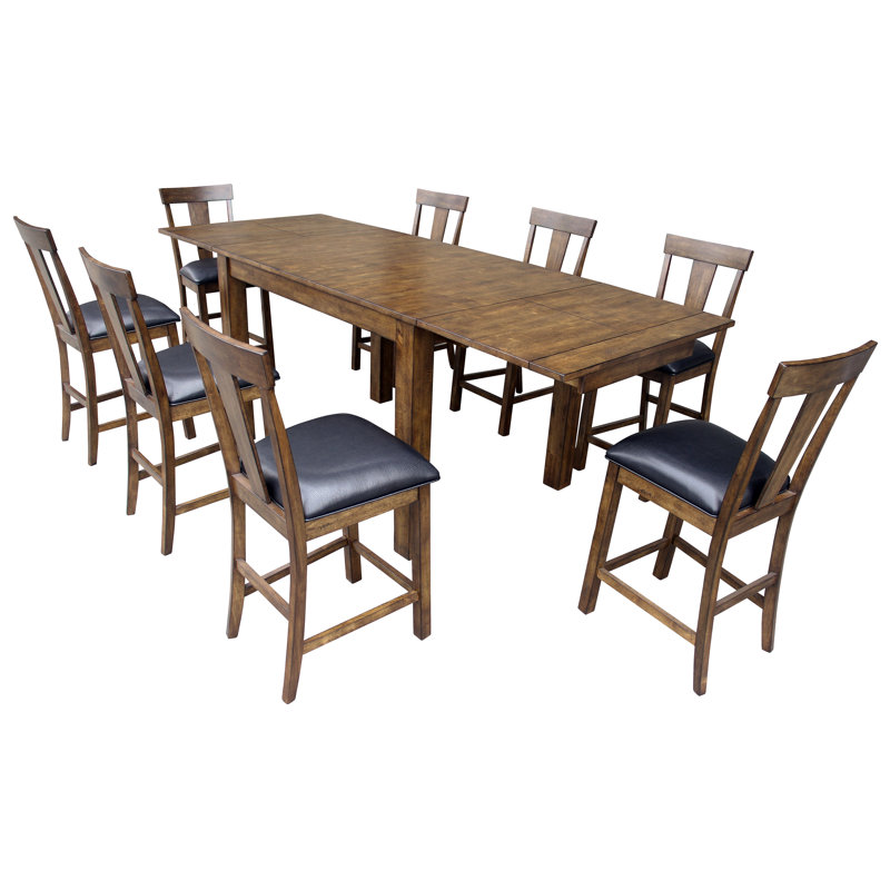 Isio Extendable Solid Wood Dining Table
