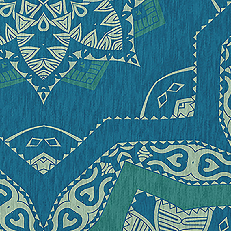 Tapis intérieur / extérieur en chenille tissé à la machine - vert, Rectangle 2 pi x 3 pi