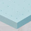 Surmatelas hypoallergénique en mousse viscoélastique gélifiée 3 po avec housse de refroidissement amovible-1813165572