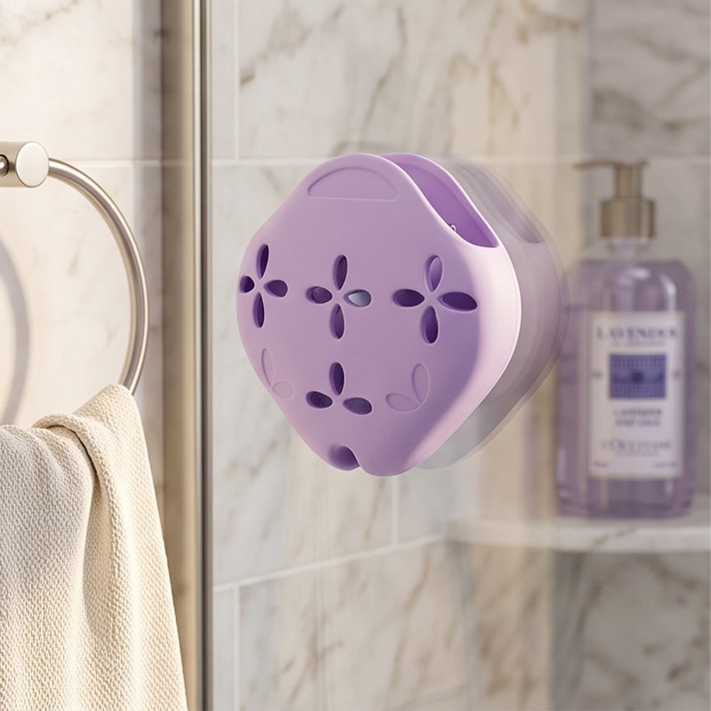 Sac à dos en polyester, porte-savon à ventouse mural, boîte de rangement pour savon souple, contenant multifonctionnel pour pastilles aromatiques, pour salle de bain et armoire