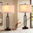 26" Metal USB & Type-C Modern Table Lamp