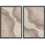 2 pièces, impression de bois de chêne beige, forêt, anneau, neutre, art minimaliste, décor de ferme moderne sur toile-92285290-92285289