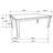 Prager Brown And White Rectangular Dining Table