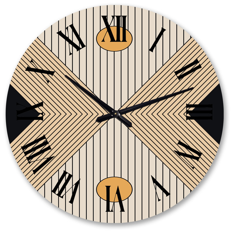 Horloge murale Sun Monochrone Landscape III, Grand
