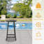 Table de bar durable pour terrasse et piscine, résistante aux intempéries et à haute capacité de charge-129942608