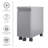 10'' Wide 2 -Drawer Mobile Steel File Cabinet