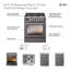 Cuisinière à double carburant 30 po ILVE Professional Plus II-1612734992-1612734993