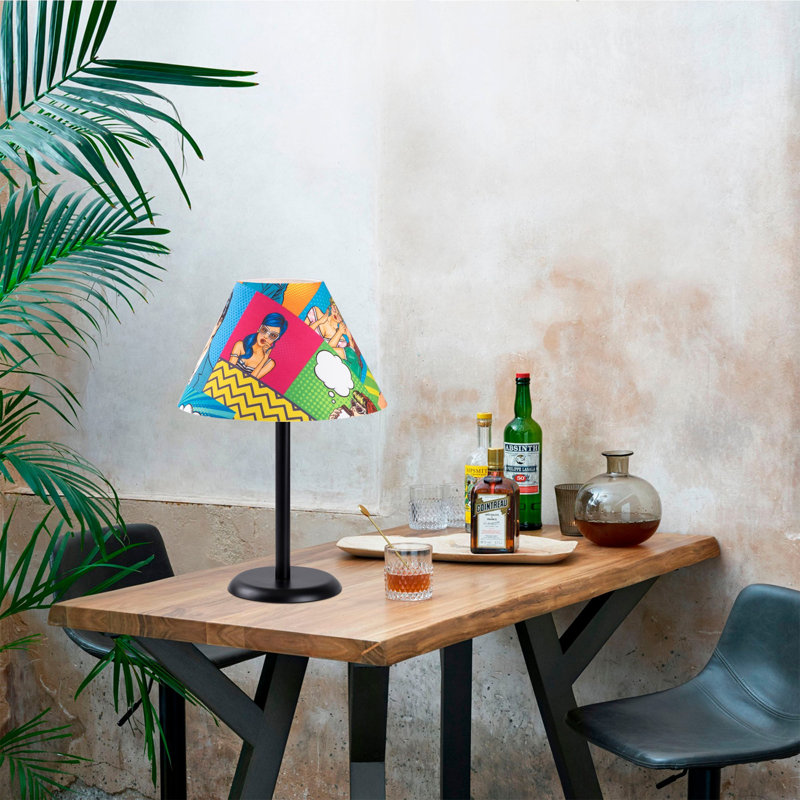 Lampe de table noire 18,11 "Brittany