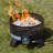 Round Steel Propane Smokeless Fire Pit-31573832