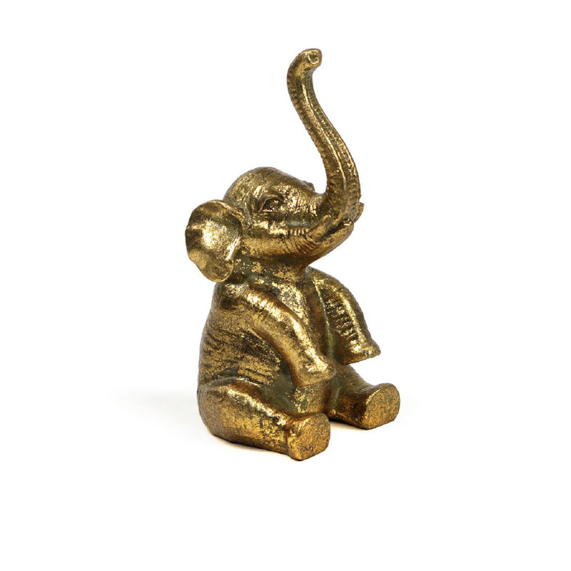Porte-bague éléphant étain