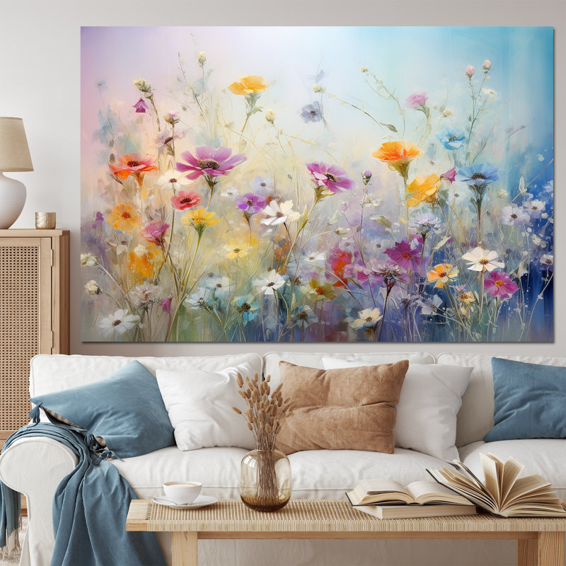 Wildflowers Blossoming Dreams - Art mural fleurs sauvages
