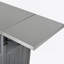 Îlot de cuisine extérieur pliable avec roulettes verrouillables, armoire de rangement et porte-serviettes pour une cuisson efficace sur la terrasse-334429975