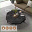 Table basse octogonale en bois Farmhouse Propre