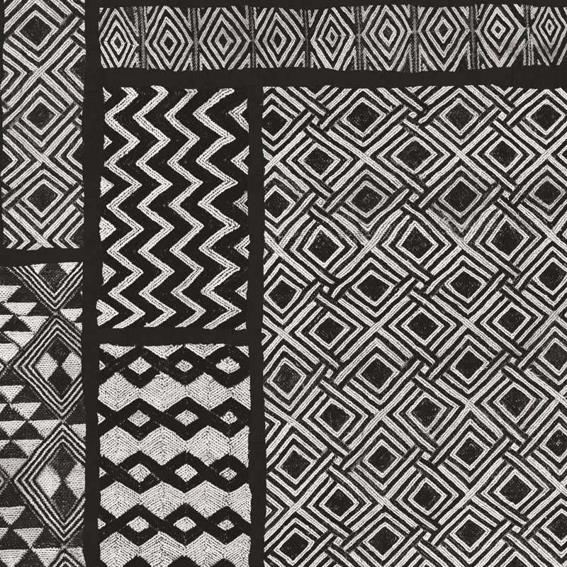 Kuba Abstract I BW by Sue Schlabach - Wrapped Canvas Print, 30cm H x 30cm W x 3.8cm D