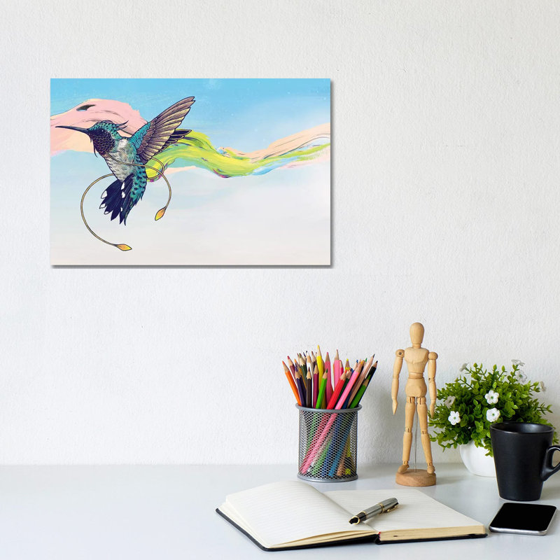Hummingbird by Mat Miller - Wrapped Canvas Gallery-Wrapped Canvas Giclée, 20.32 cm H x 30.48 cm W