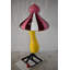 Taille: 34 po x 34 po x H 64 po Happy champignon Happy en résine pour l'intérieur et l'extérieur
