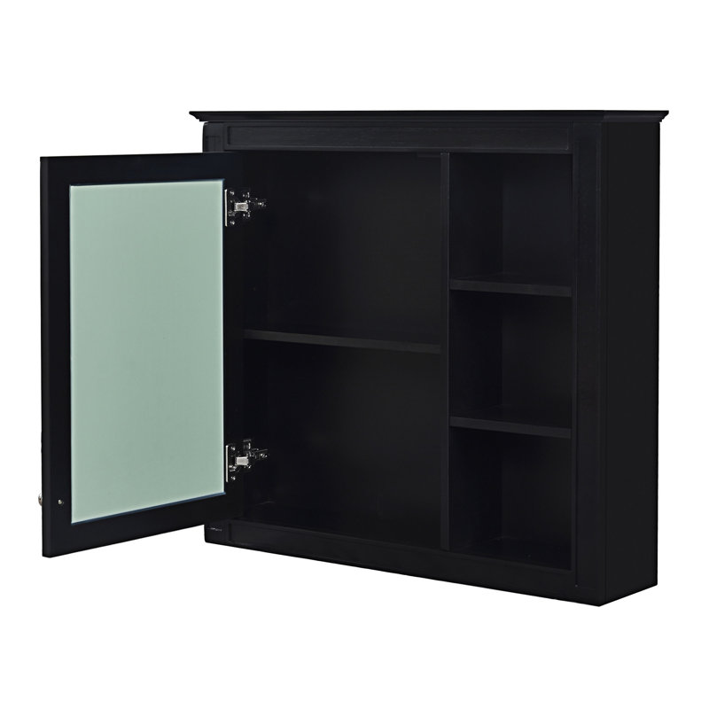 Armoire de rangement murale pour pharmacie, Noir