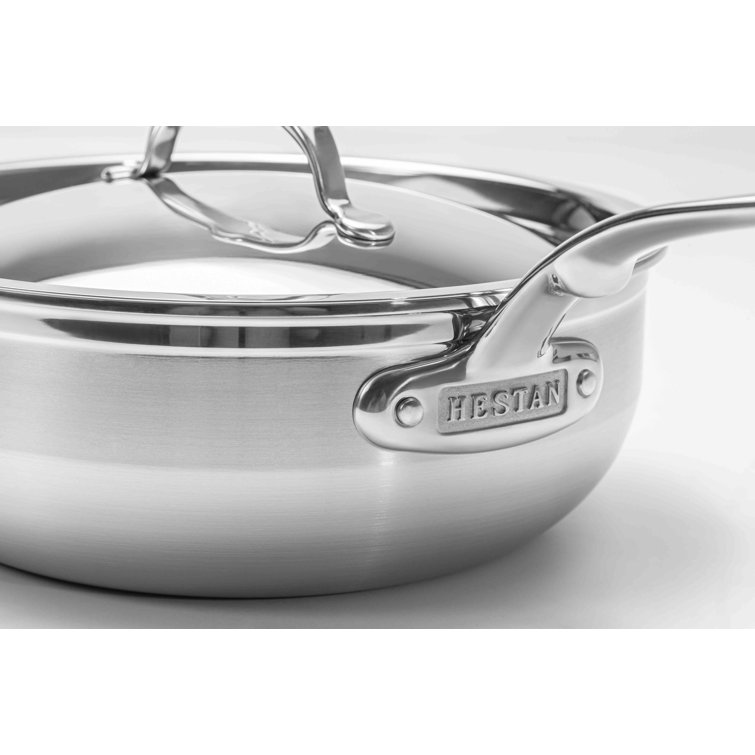 Hestan ProBond Stainless Steel Essential Pan with Lid, 3.5-Quart