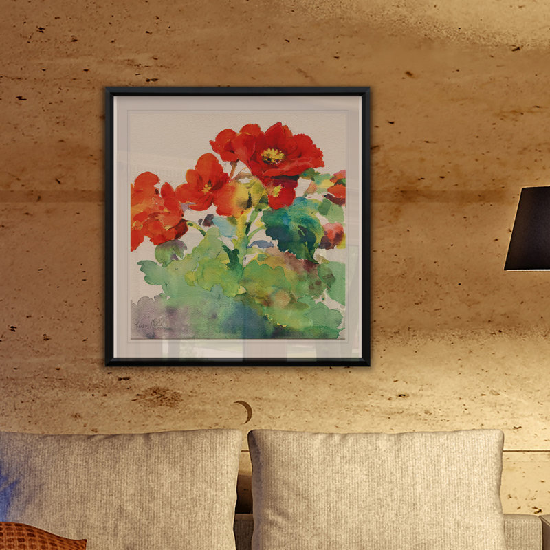Begonia I - reproduction de cadre photo, H 30,5 po x l 30,5 po x P 1,5 po