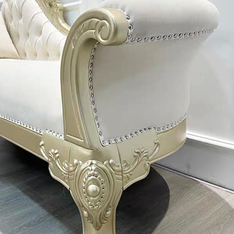 Méridienne légère en flanelle de style luxueux, Left Hand Facing