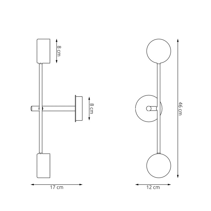 Deshaan Powder Coated Steel Flush Mounted Sconce