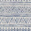 Tapis intérieur / extérieur tissé à la machine en denim / bleu marine / blanc Hongming-1105452392