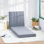 Surmatelas en mousse à mémoire de forme pliable en trois, matelas pliable en gel de 4 pouces pour le camping, lit d'invité pliable, housse lavable, certifié Certipur-US, doux, gris, taille unique