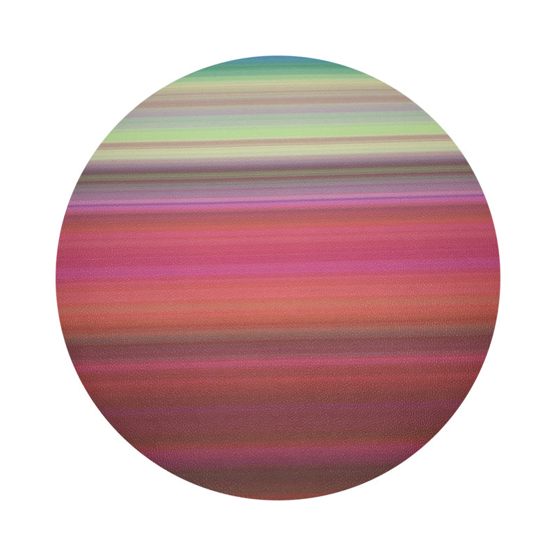 Gradient Greens Pebble 16" Vinyl Placemat, Red