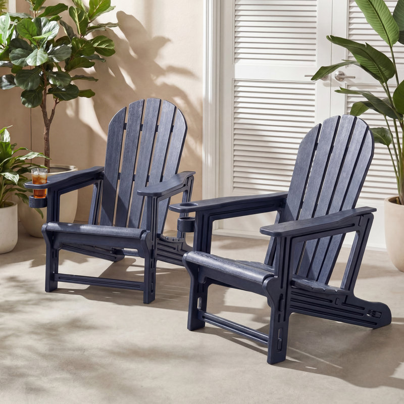 HDPE Folding Adirondack Chair
