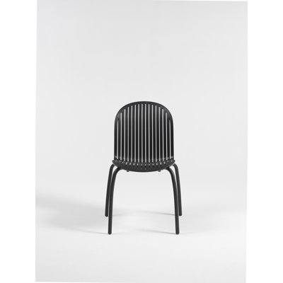 Stackable Outdoor Patio Dining Side Chair with Cushion