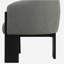 Fauteuil d'appoint rembourré brun Maciel