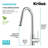 Oletto Pull Down Single Handle Kitchen Faucet-56054272