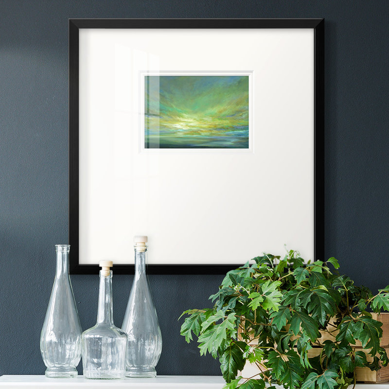 Bord de mer, impression encadrée, H 21 po x l 21 po x P 1,25 po