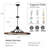 32" Rustic Industrial Chandelier