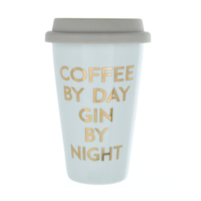 17 Stories Double Wall Insulated Bone China Travel Mug