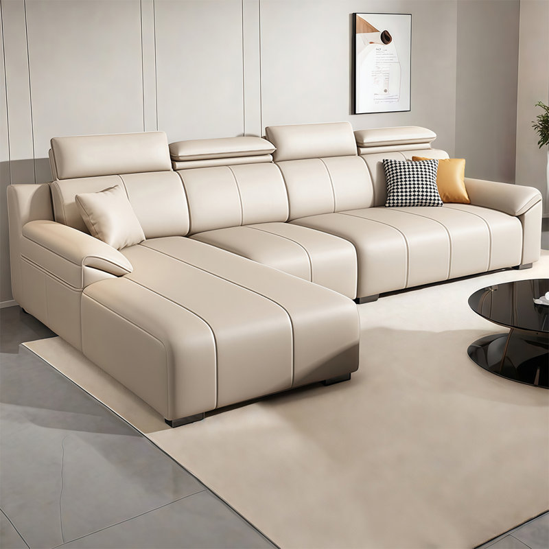 Canapé moderne simple et luxueux, H 38,58 po x l 118,11 po x P 70,86 po