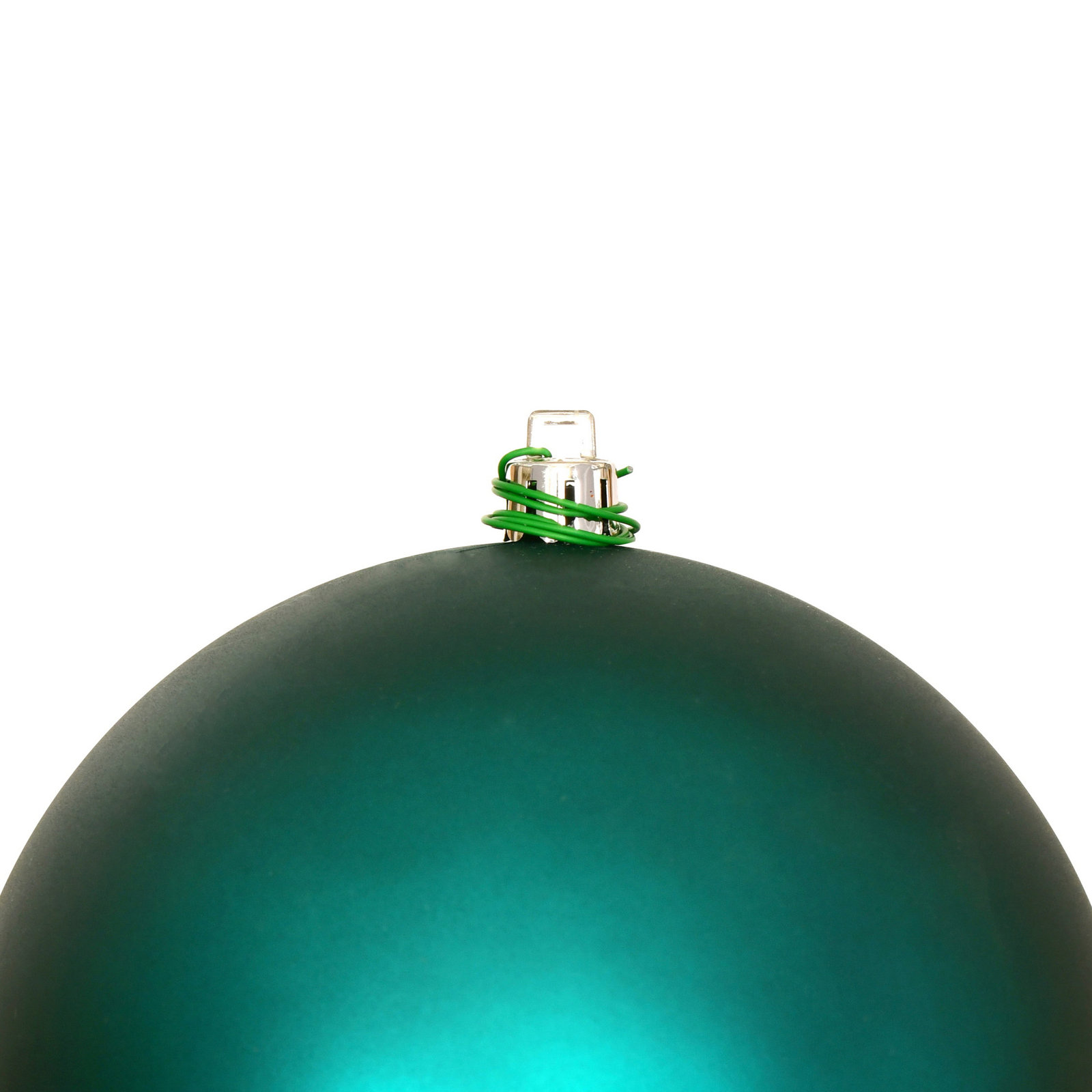 Holiday Décor Ball Ornament, 2.75" H x 2.75" W x 2.75" D, Matte Dark Teal