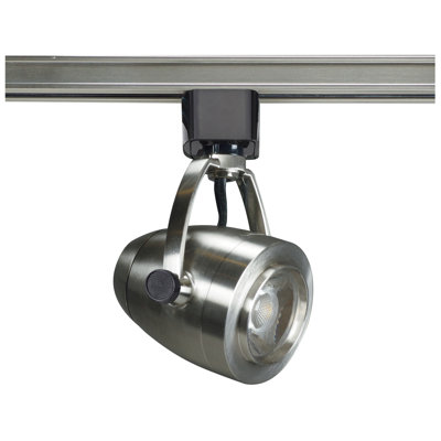 Brushed Nickel LED Adjustable Track Head