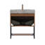 Meuble-lavabo moderne avec lavabo, contreplaqué durable et céramique, style contemporain pour la maison