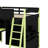 Wood Loft Bed With Desk & Storage, Built-In Bookshelf And LED Lighting For Kids Teens Adults-212906386
