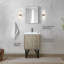 Meuble-lavabo de salle de bain 24 po X P 20 po P, comptoir en marbre de culture, ensemble de robinet et robinet de 18 po Miroir-1429528520