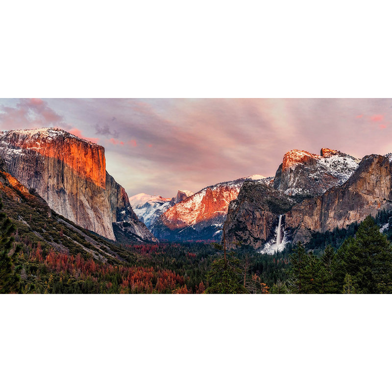 Yosemite National Park, reproduction d'art sur toile, impression sur toile, H 30 po x l 60 po x P 0,1 po, Toile tendue