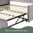 Twin Size Upholstered Daybed With Pop Up Trundle-735099285