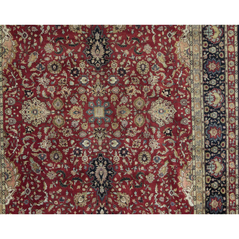 One-of-a-Kind Rectangle 12'2" X 15'4" Hand Knotted Area Rug
